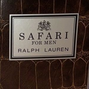 Empty men’s cologne bottle Safari for men Ralph Lauren